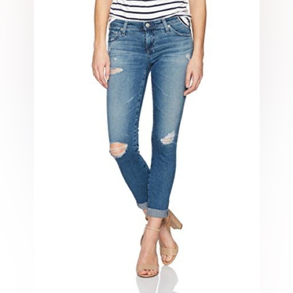 AG Adriano Goldschmied Women's The Stilt roll up Jean size 29